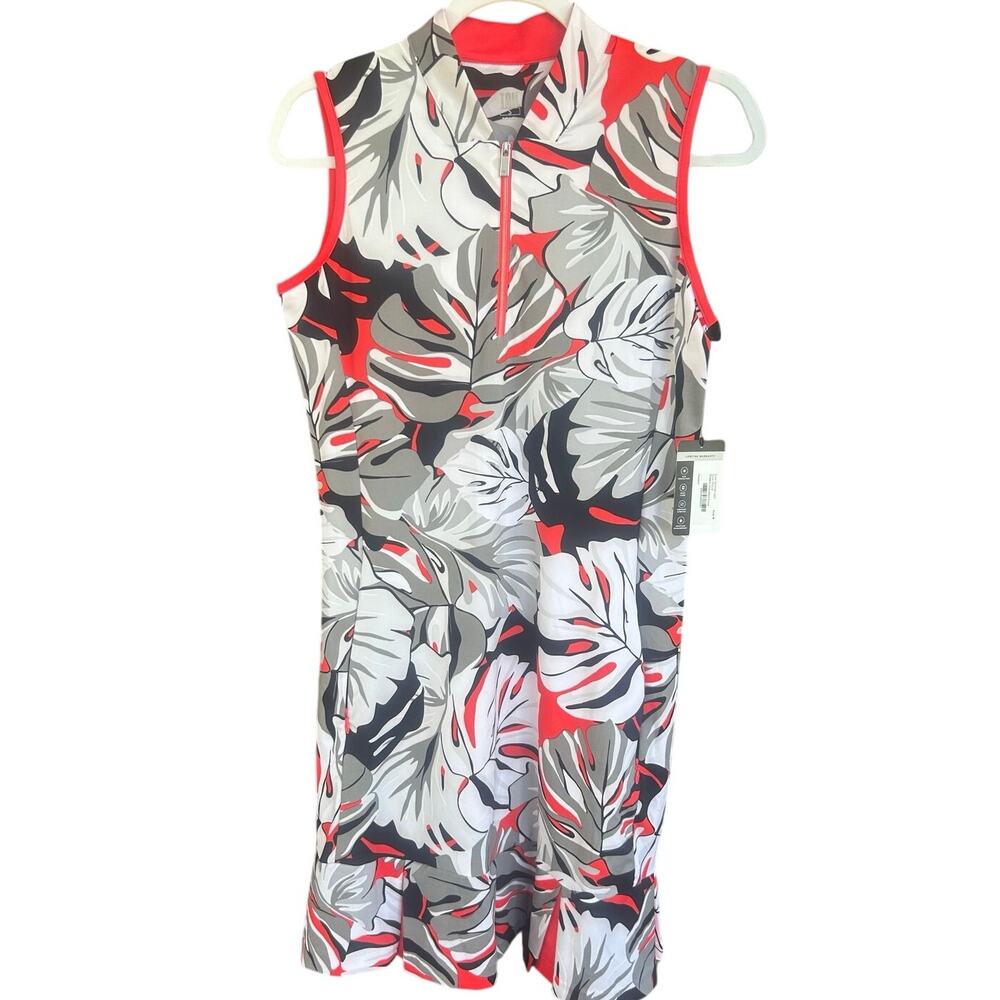 TAIL Activewear Philomena Dress S NWT Tropical Floral Golf Tennis Sleeveless